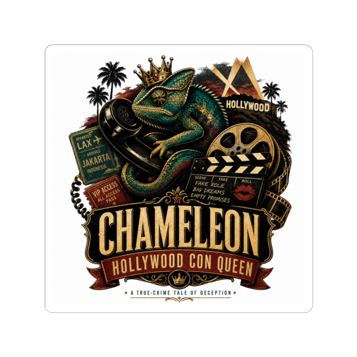 Chameleon: Hollywood Con Queen Sticker #3 - Official stickers merchandise