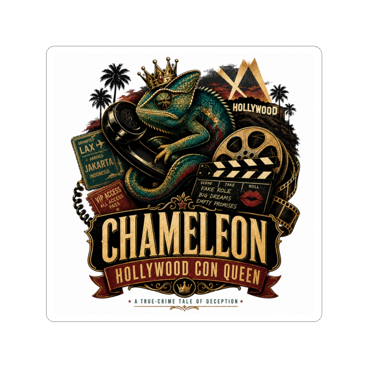 Chameleon: Hollywood Con Queen Sticker #3