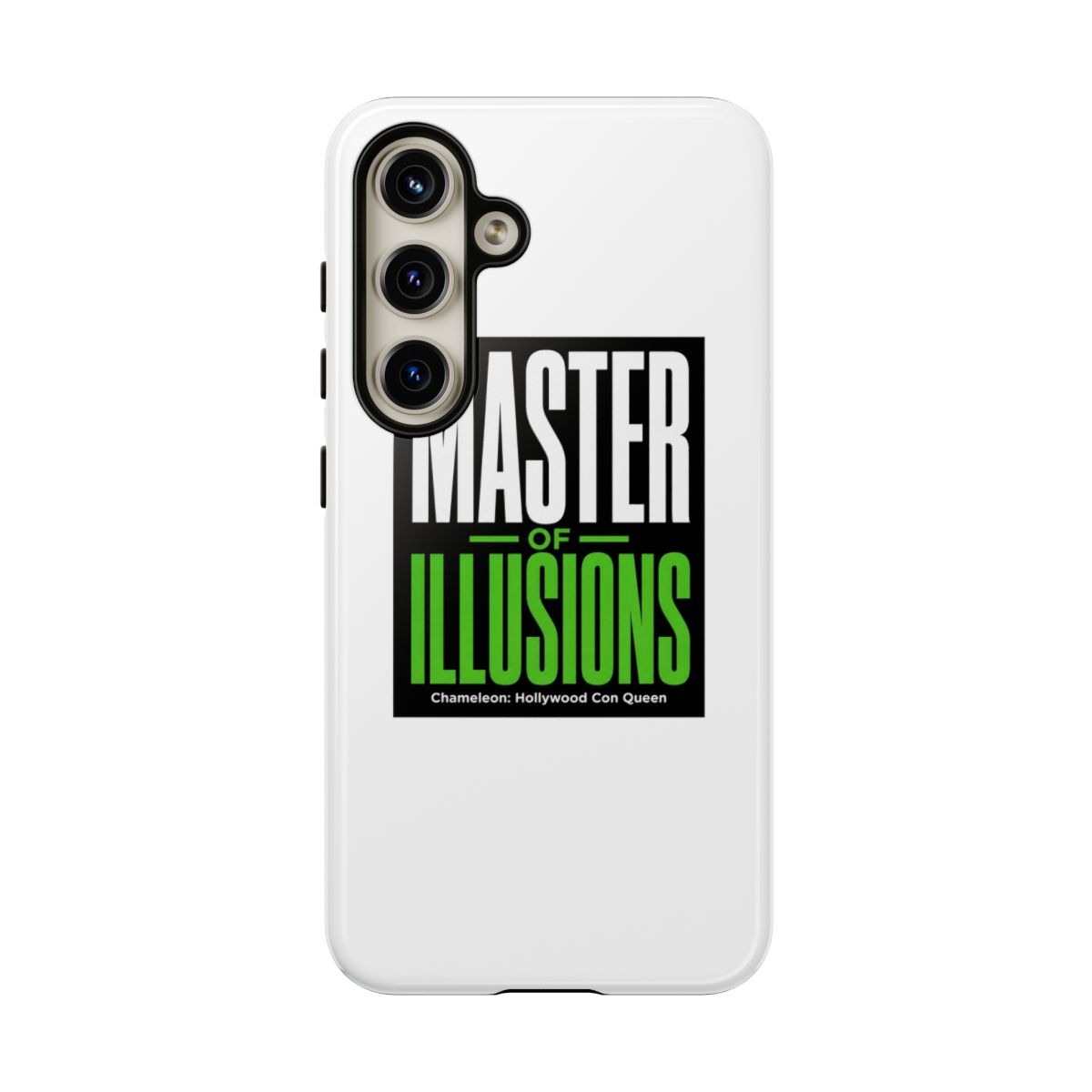 Chameleon: Hollywood Con Queen "Master of Illusions" Phone Case - alternate angle 1, merchandise