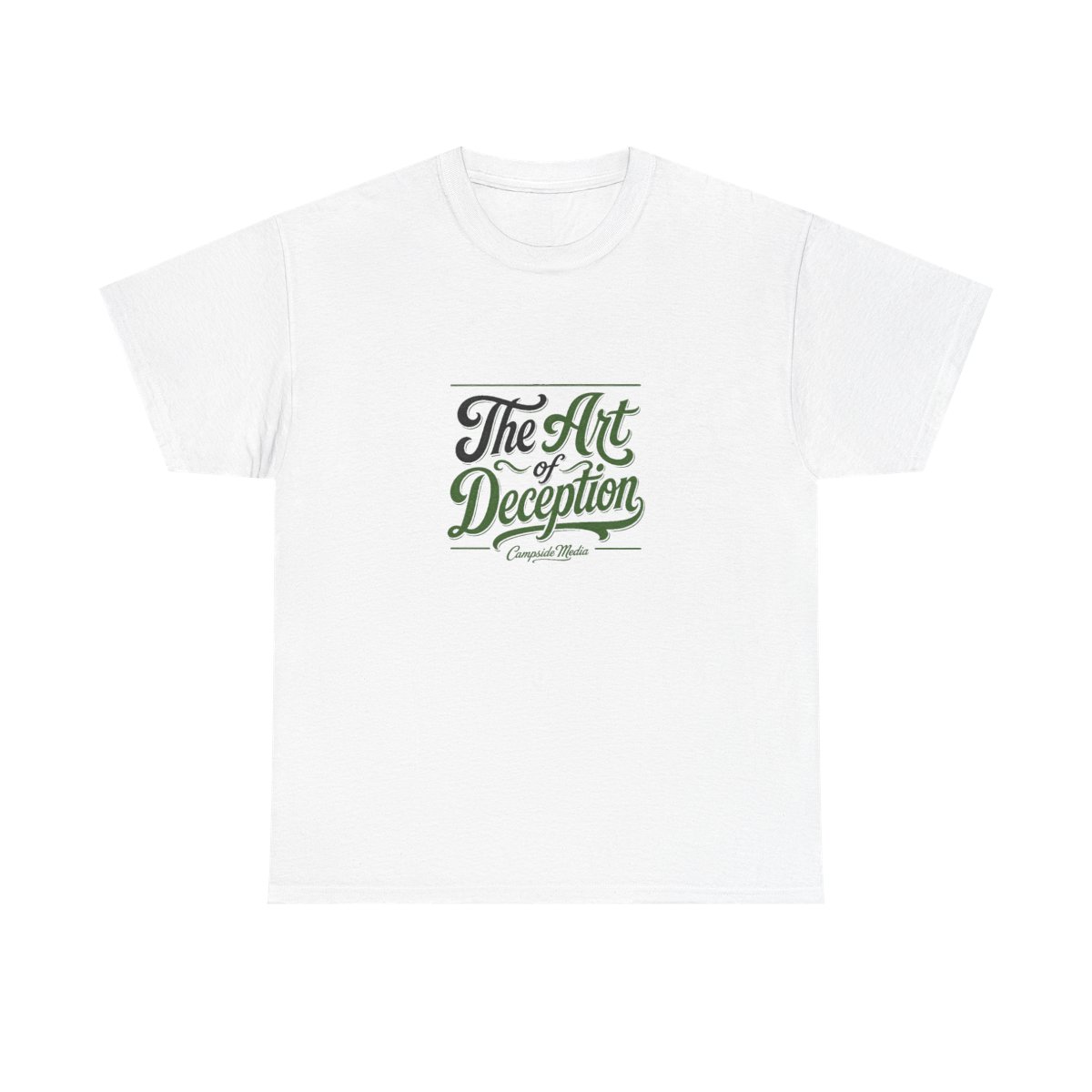 Chameleon: Hollywood Con Queen "The Art of Deception" Unisex Tee - alternate angle 3, merchandise