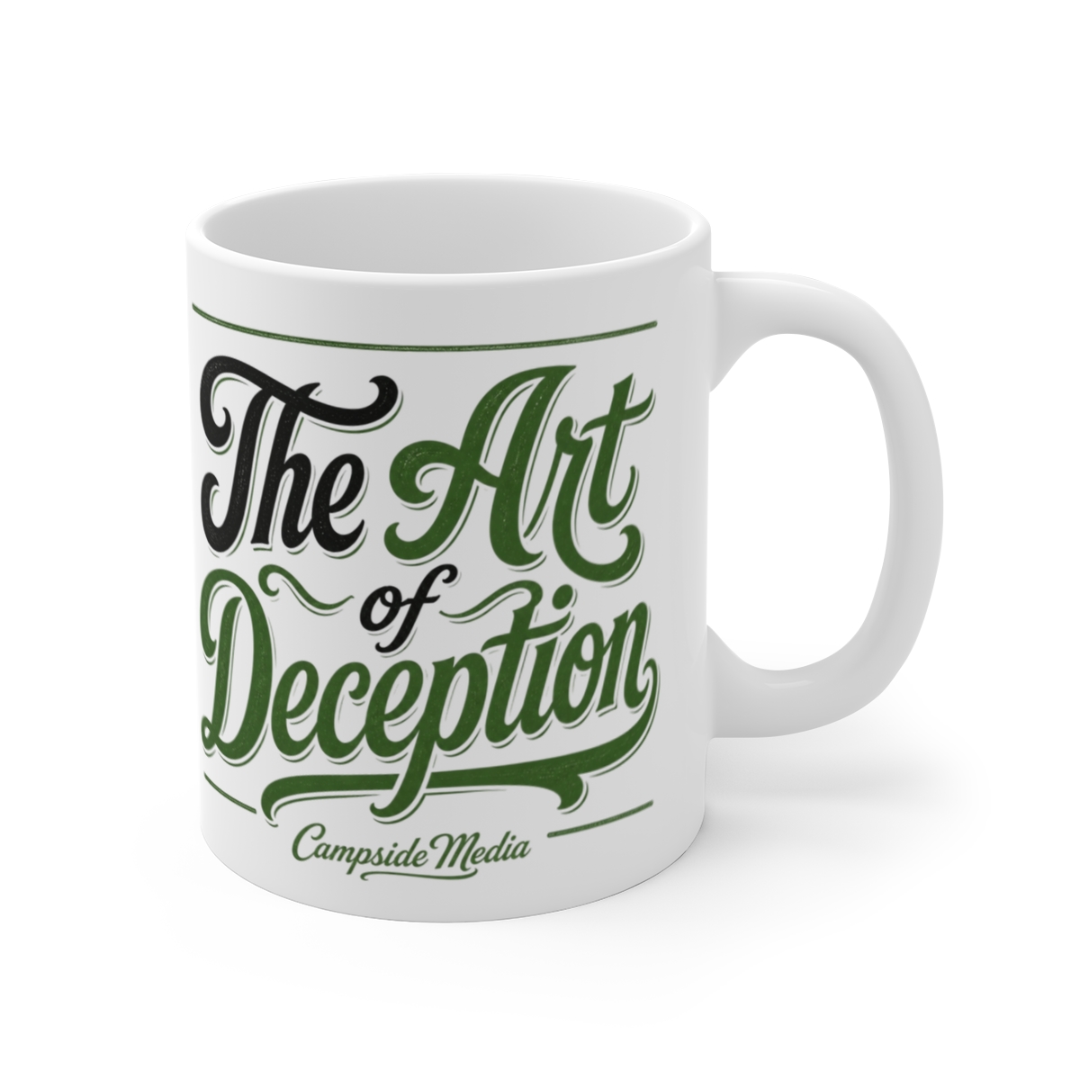 Chameleon: Hollywood Con Queen "The Art of Deception" White Mug