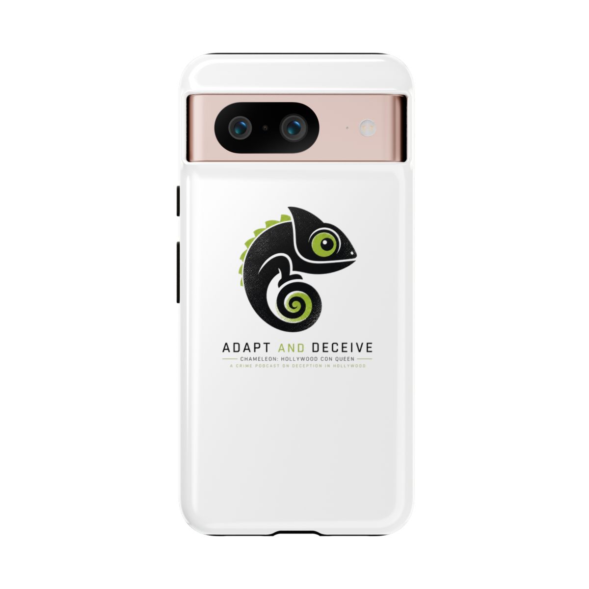 Chameleon: Hollywood Con Queen "Adapt and Deceive" Phone Case - alternate angle 1, merchandise