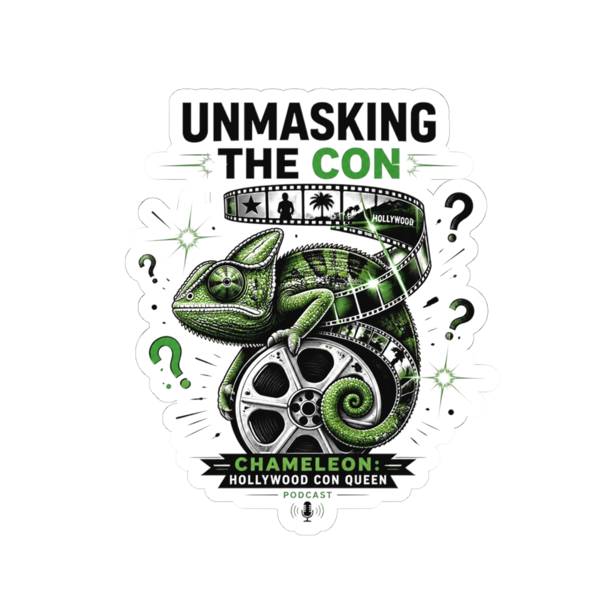 Chameleon: Hollywood Con Queen "Unmasking the Con" Sticker - Official Stickers merchandise